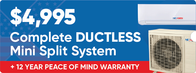 Complete Ductless Mini Split System Offer