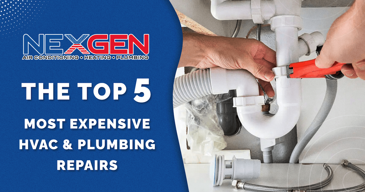 The Top 5 Most Expensive HVAC Plumbing Repairs
